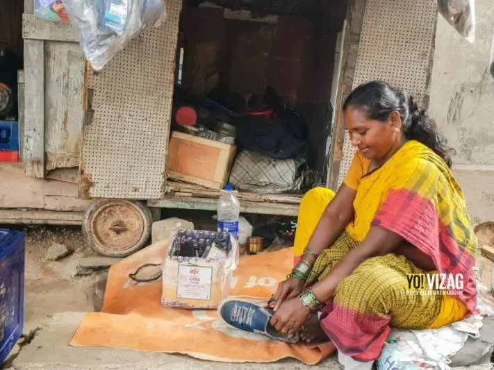 The heart touching story of a woman cobbler from Vizag