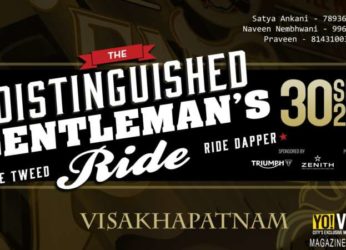 Distinguished Gentleman’s Ride to be held in Vizag