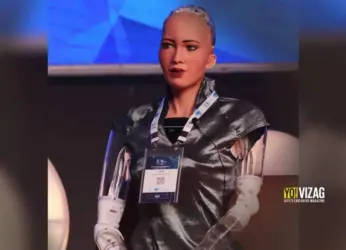 Sophia takes centre stage at the Vizag Fintech Festival