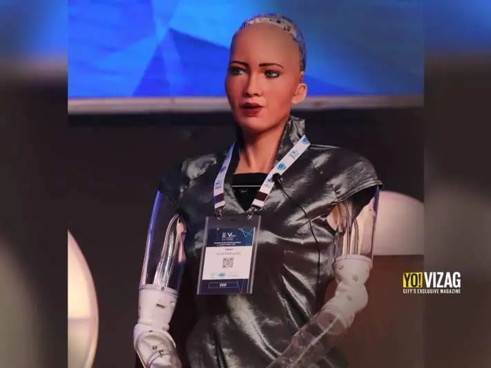 Sophia takes centre stage at the Vizag Fintech Festival