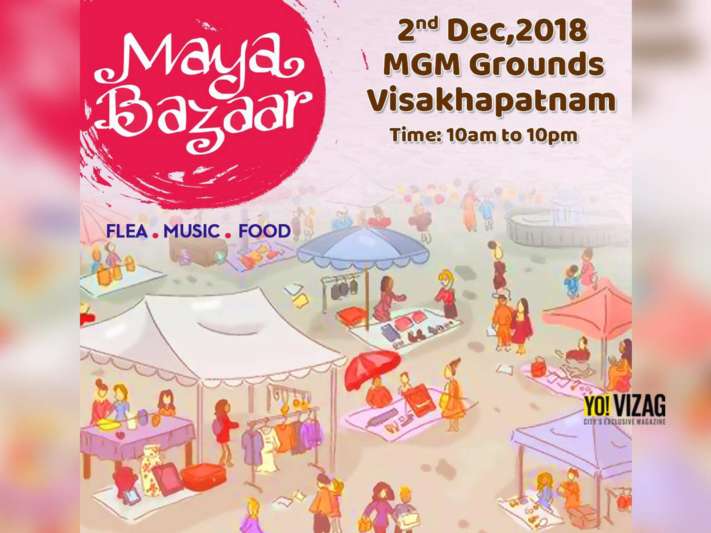 Mayabazaar flea market in Visakhapatnam