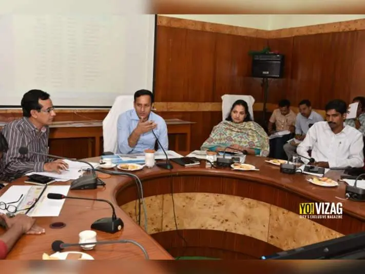 Vizag Collector briefs the officials on organising Visakha Utsav 2018