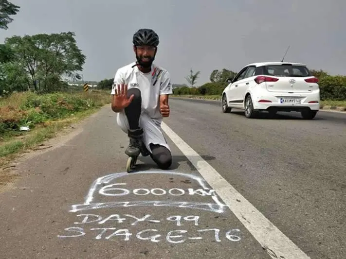 Vizag skater completes his 6000 km journey raising awareness for girl child