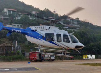 Heli-tourism off to a decent start in Visakhapatnam