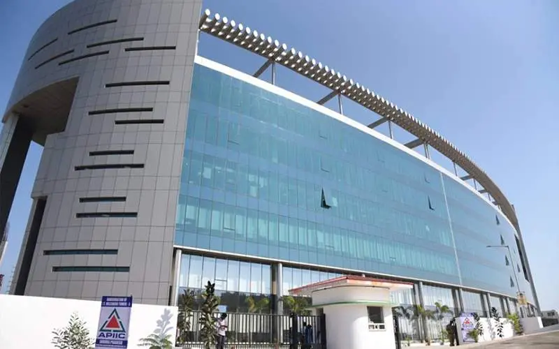 Chandrababu Naidu inaugurates Millennium Towers in Vizag