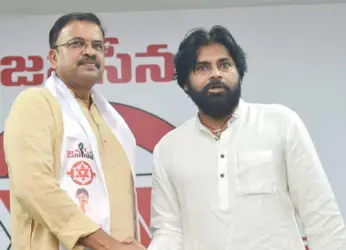 Jana Sena Party Vizag MP candidate VV Lakshmi Narayana releases manifesto on bond paper