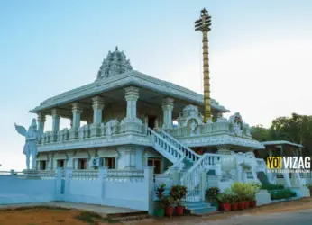 A serene temple that you need to visit at Pydah College in Vizag