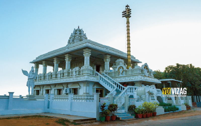 A serene temple that you need to visit at Pydah College in Vizag