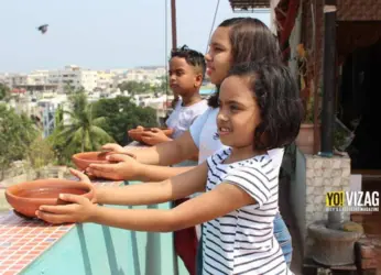 Swathi Promoters in Vizag launch a special initiative for birds