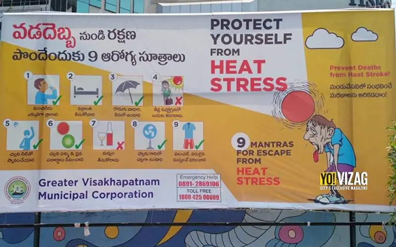 GVMC's '9 mantras' to stay safe in the blazing heat in Visakhapatnam