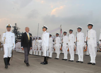 INS Ranjit decommissioned at Naval Dockyard in Visakhapatnam