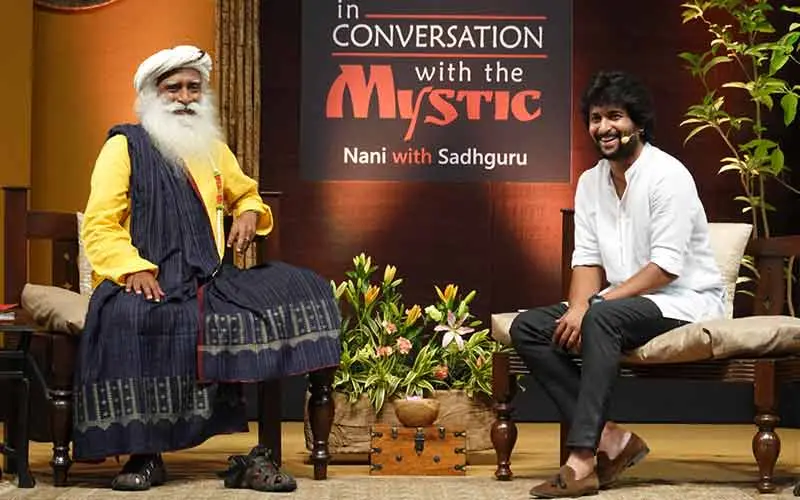 In Conversation with the Mystic: Actor Nani interacts with Sadhguru