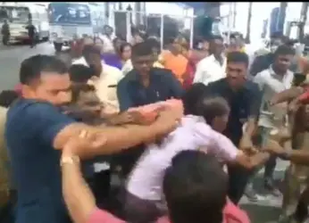 Watch: Security men in Tirupati bash a devotee for allegedly carrying gutka