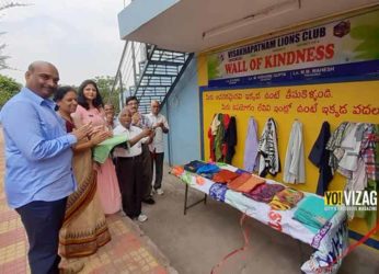 Lions Club initiates ‘Wall of Kindness’ in Visakhapatnam