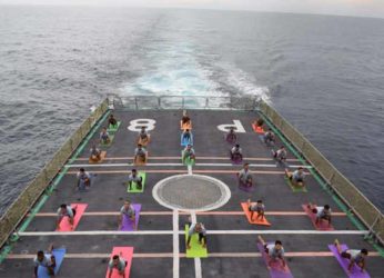 Eastern Naval Command celebrates International Day of Yoga in Vizag