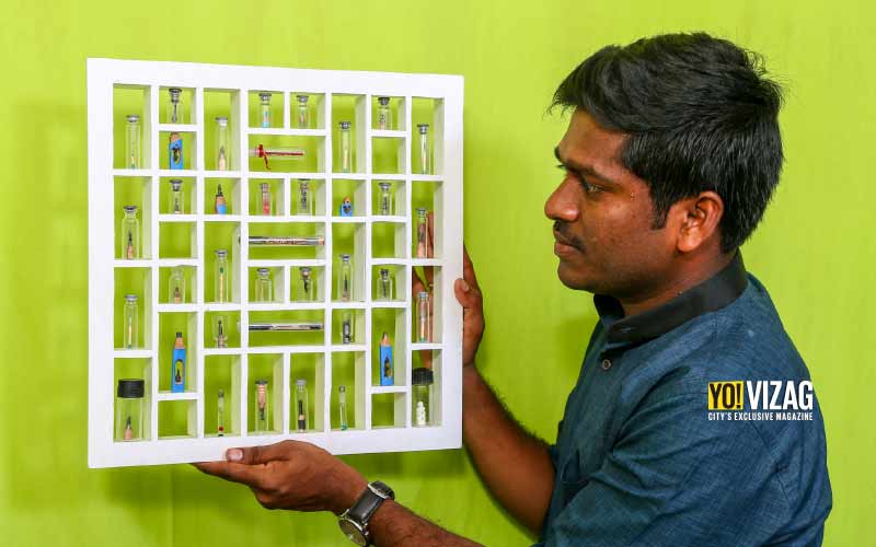 Guinness Book of World Records holder from Vizag wows us with his miniature art