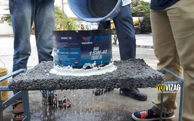 pervious concrete, vizag