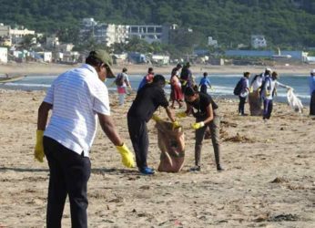 World Coastal Cleanup Day: 337 kg of litter cleaned up from Vizag beach
