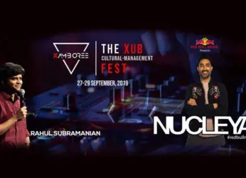 Stage set for XUB’s cultural-management fest Xamboree 2019