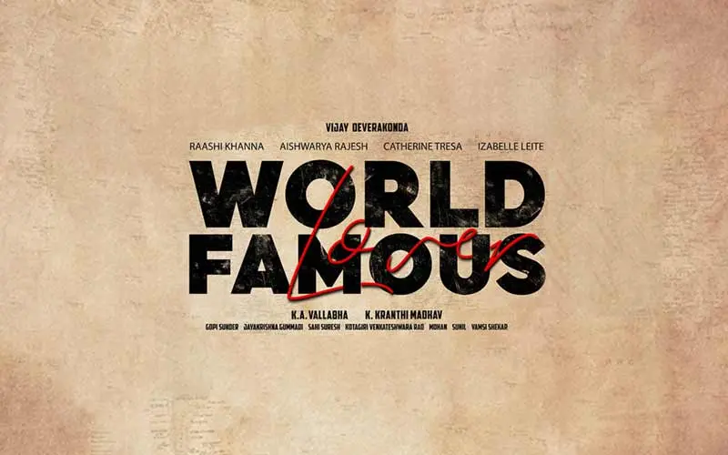 world famous lover, vijay deverakonda upcoming film