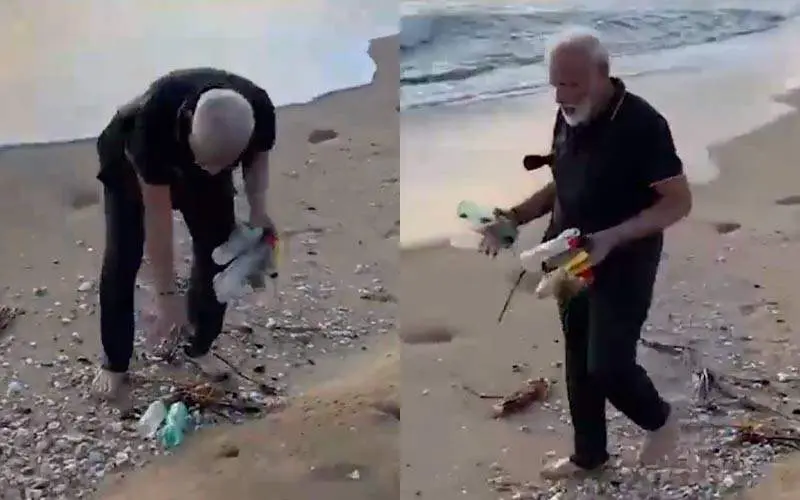 plogging, narendra modi