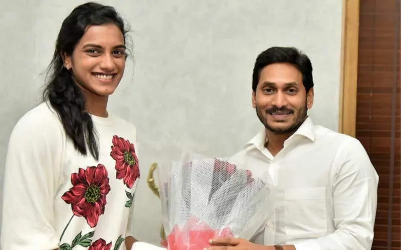 Badminton star PV Sindhu meets AP CM YS Jagan