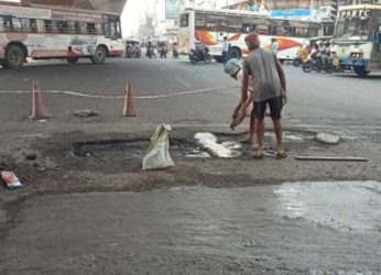 GVMC commences restoration of damaged roads in Visakhapatnam