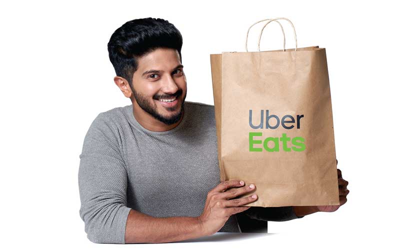 Dulquer Salmaan Uber Eats offer in Vizag
