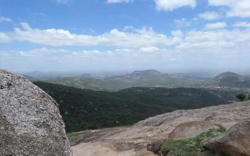 A view of the verdant valleys from Horsley Hills