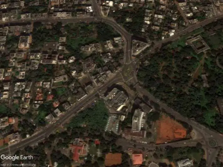 Google Earth Image of Siripuram, Vizag