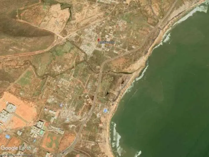 Google Earth Image of Rushikonda, Vizag