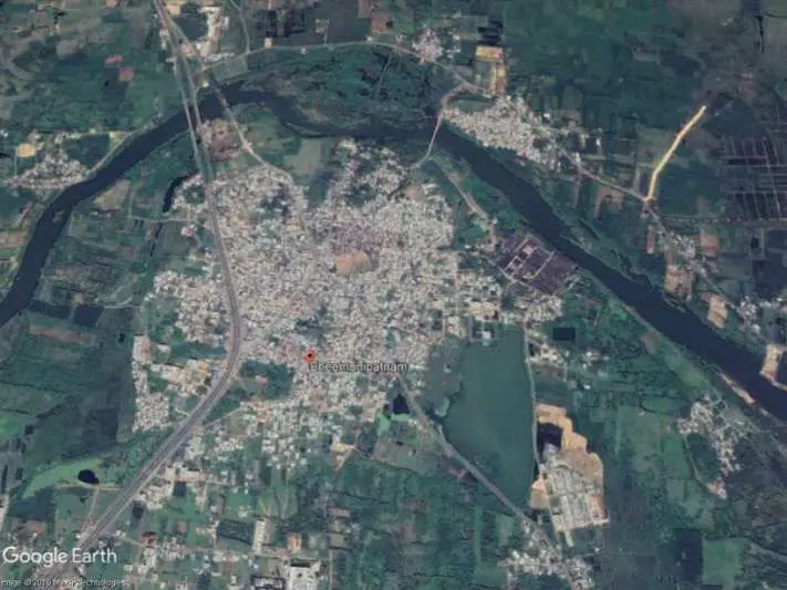 Google Earth Image of Bheemili, Vizag