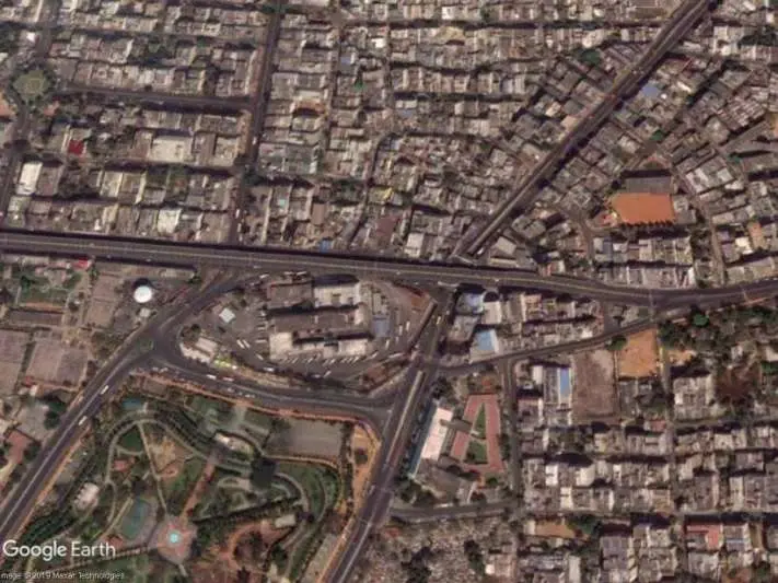 Google Earth Image of RTC Complex in Vizag