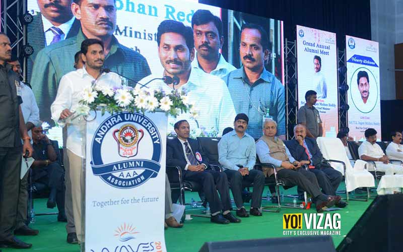 CM YS Jagan Mohan Reddy at AU Alumni Meet in Vizag