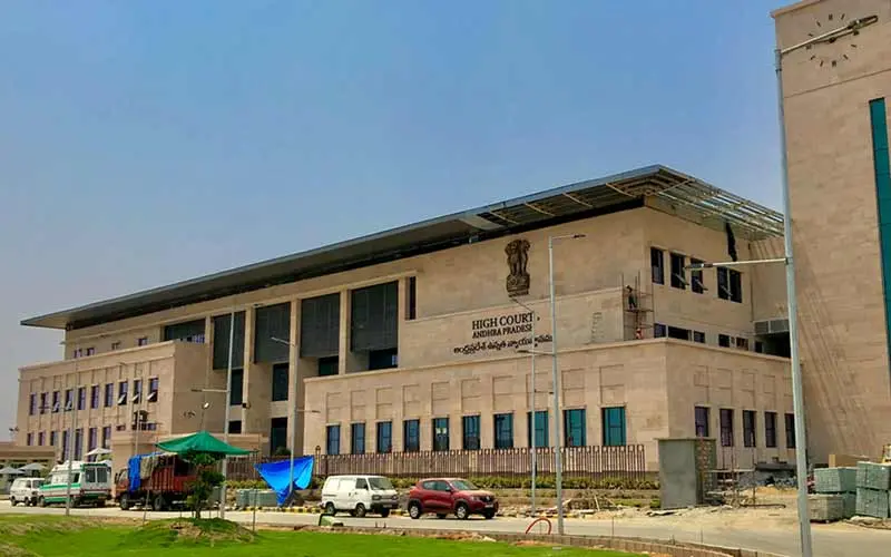 Andhra Pradesh High Court on government buildings being painted with party colours