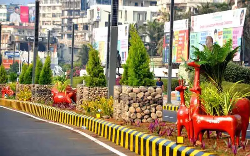 See pics: GVMC beautifies Beach Road in Vizag with new attractions