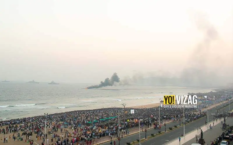 Stage set for Navy Day 2019 in Visakhapatnam