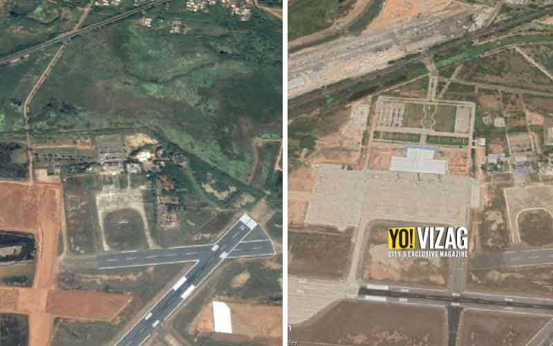 Google Earth Image of Vizag airport