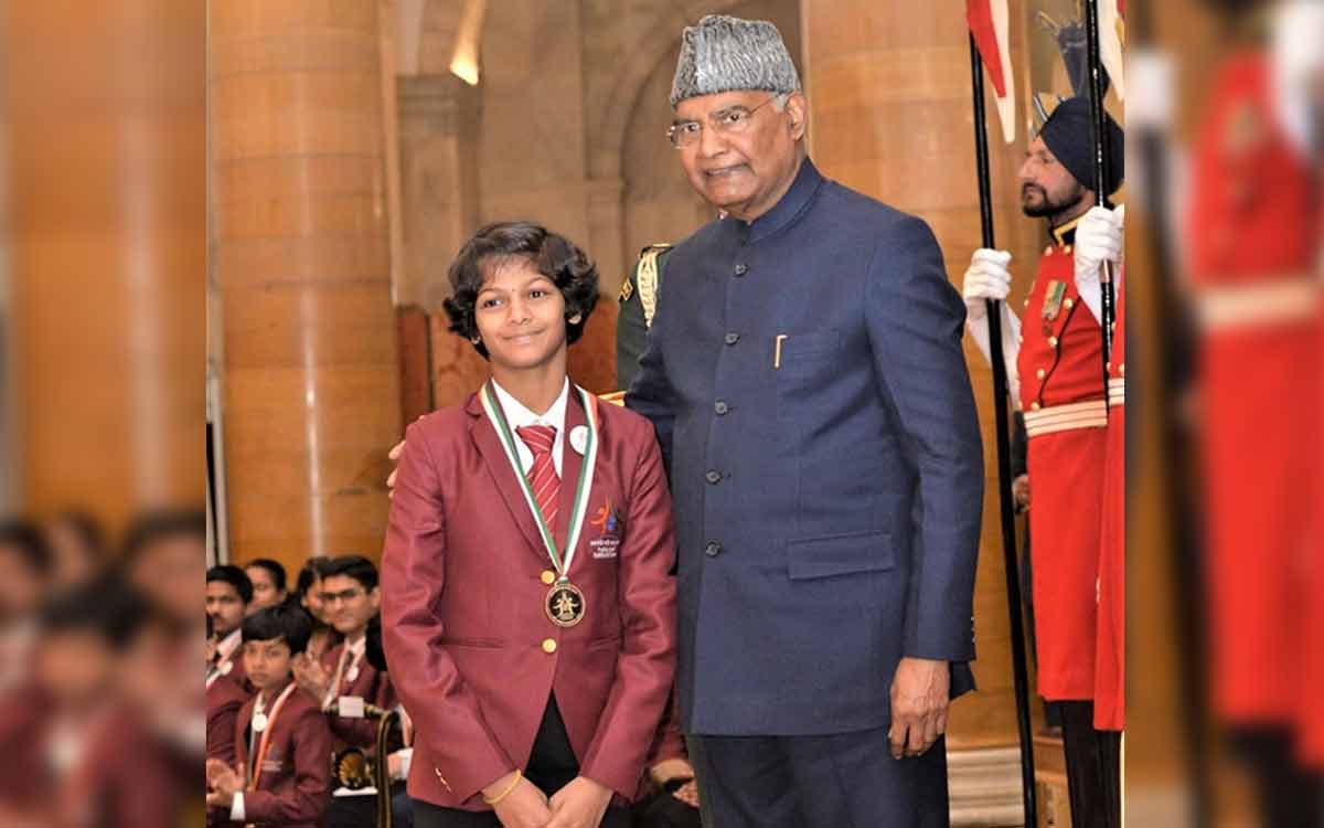 Vizag girl honoured with Pradhan Mantri Rashtriya Bal Puraskar 2020