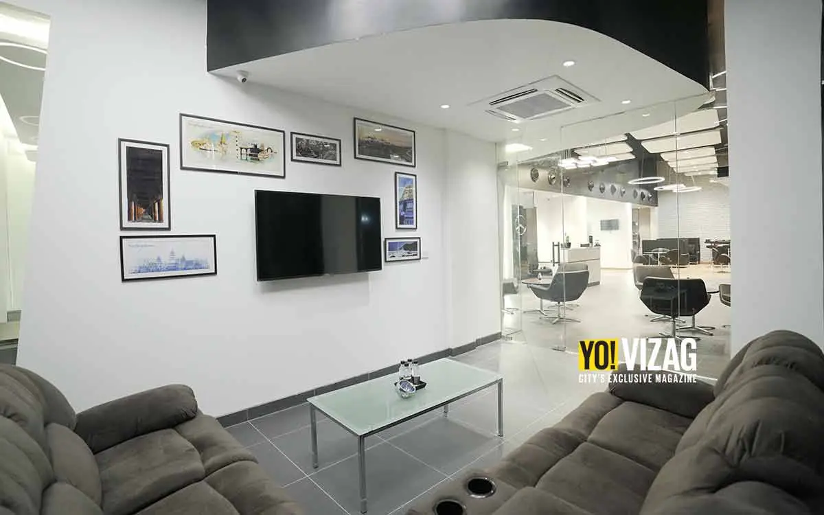 Mercedes-Benz facility in Visakhapatnam