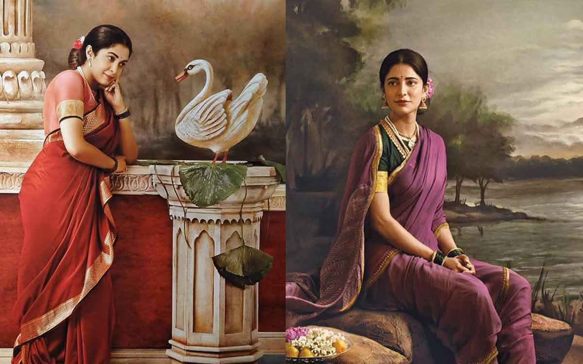 Samantha, Shurti Hassan and other actresses bring Raja Ravi Varma paintings back to life