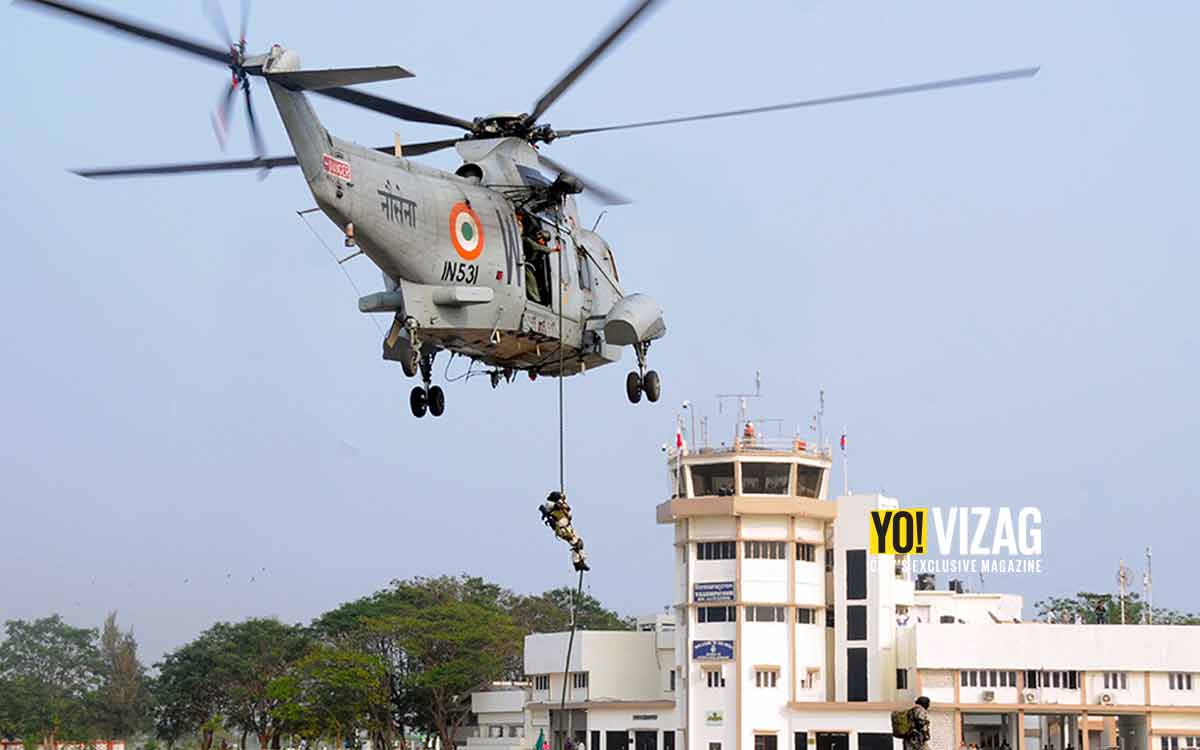 INS Dega conducts mock anti-hijack exercise at Visakhapatnam airport