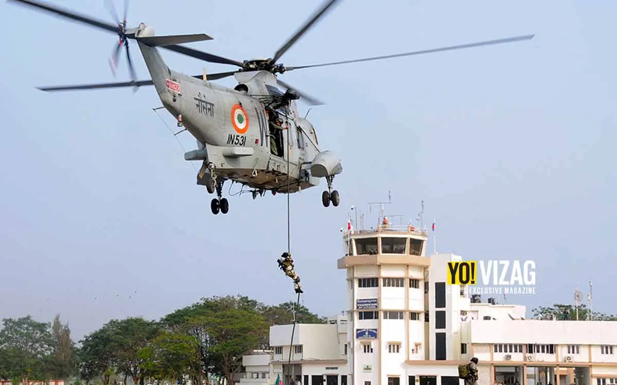 INS Dega conducts mock anti-hijack exercise at Visakhapatnam airport