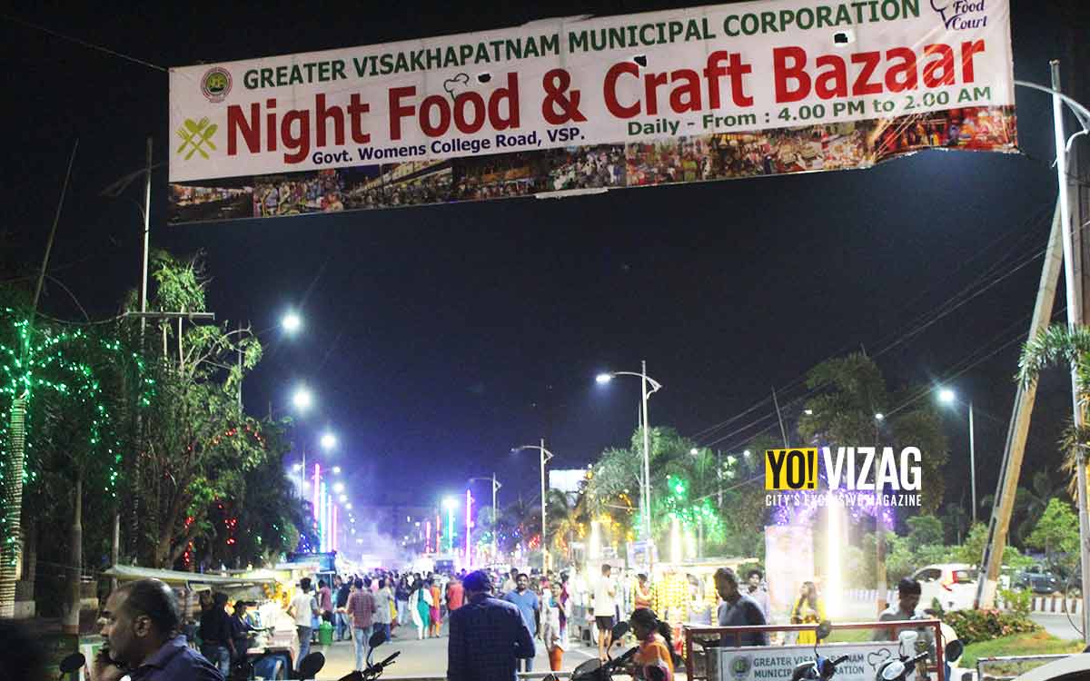 Night Food Bazaar in Visakhapatnam