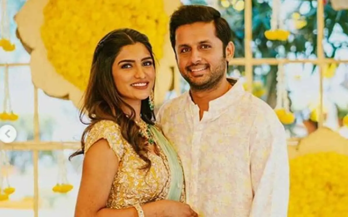 Telugu actor Nithiin gets engaged to girlfriend Shalini