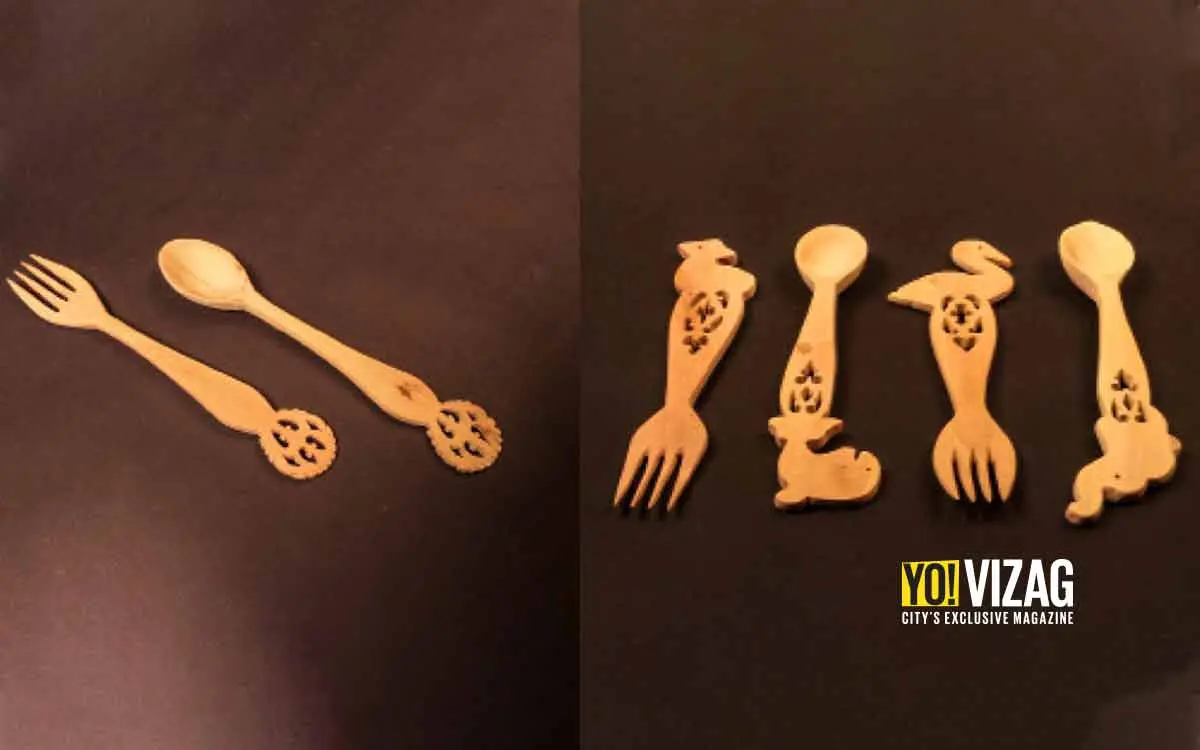 wooden cutlery, udayagiri