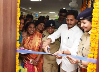 CM YS Jagan Mohan Reddy inaugurates the first Disha Police Station in Andhra Pradesh