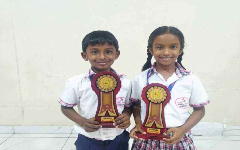 Vizag twins win National bronze and the Youngest Skaters Award