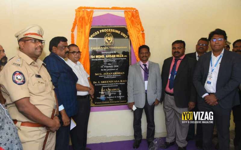 Spice processing unit inaugurated at Vizag Central Jail