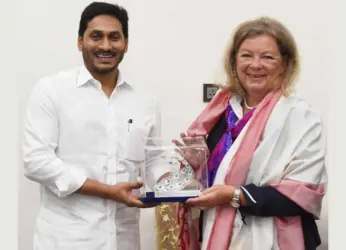 German Consul General meets Andhra Pradesh CM YS Jagan Mohan Reddy